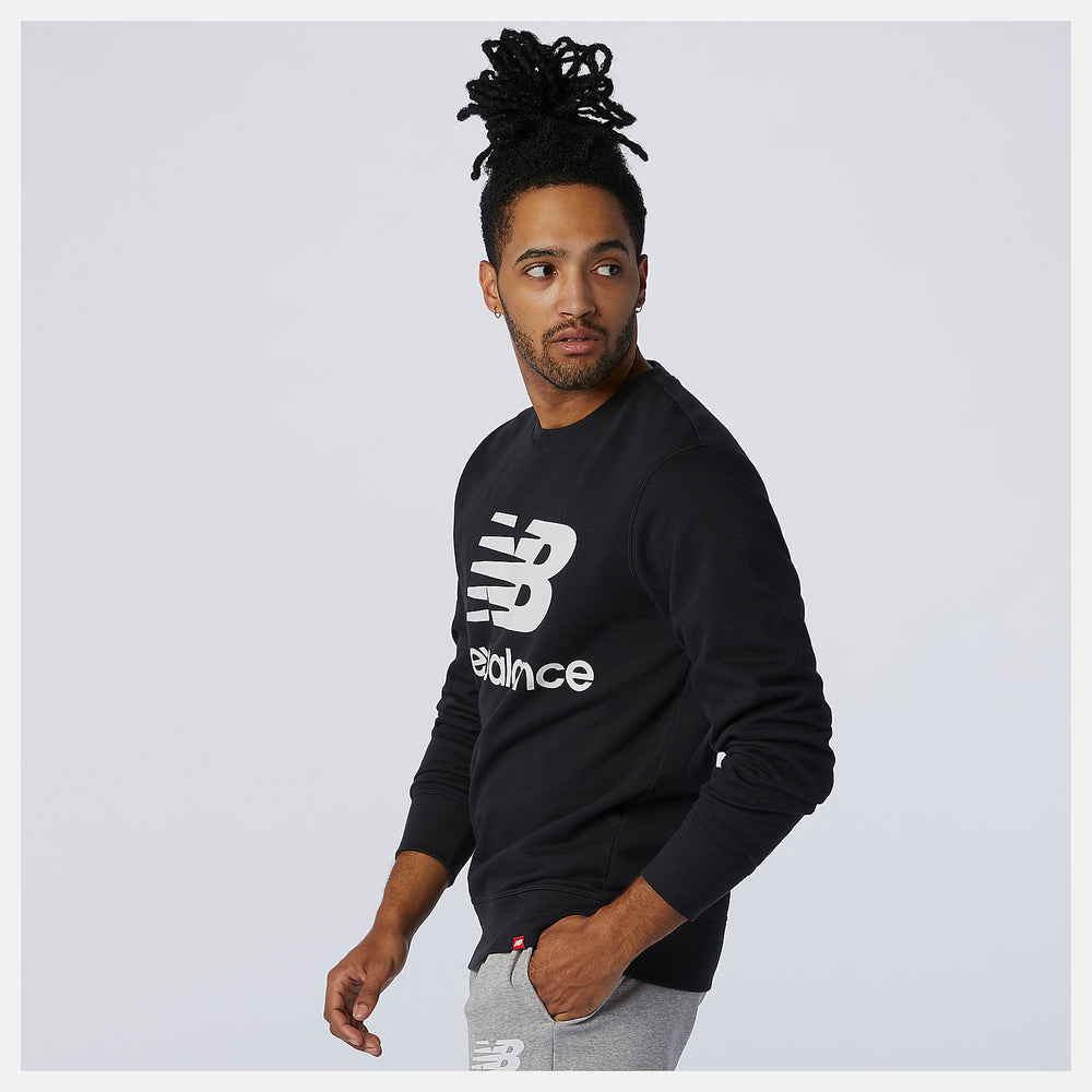 NB Essentials Stacked Logo Crew / New Balance Men