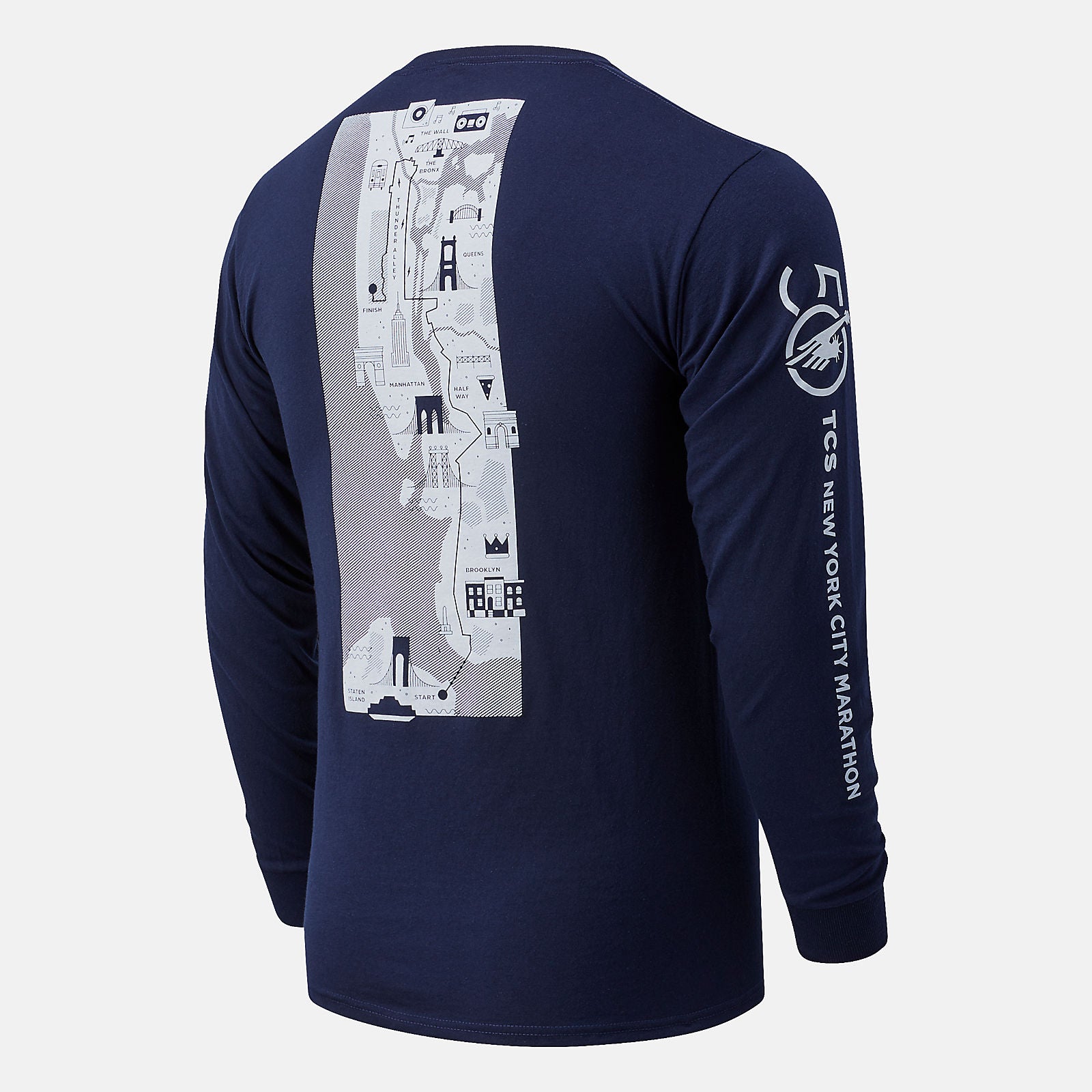 NYC Marathon Map Long Sleeve / New Balance Men