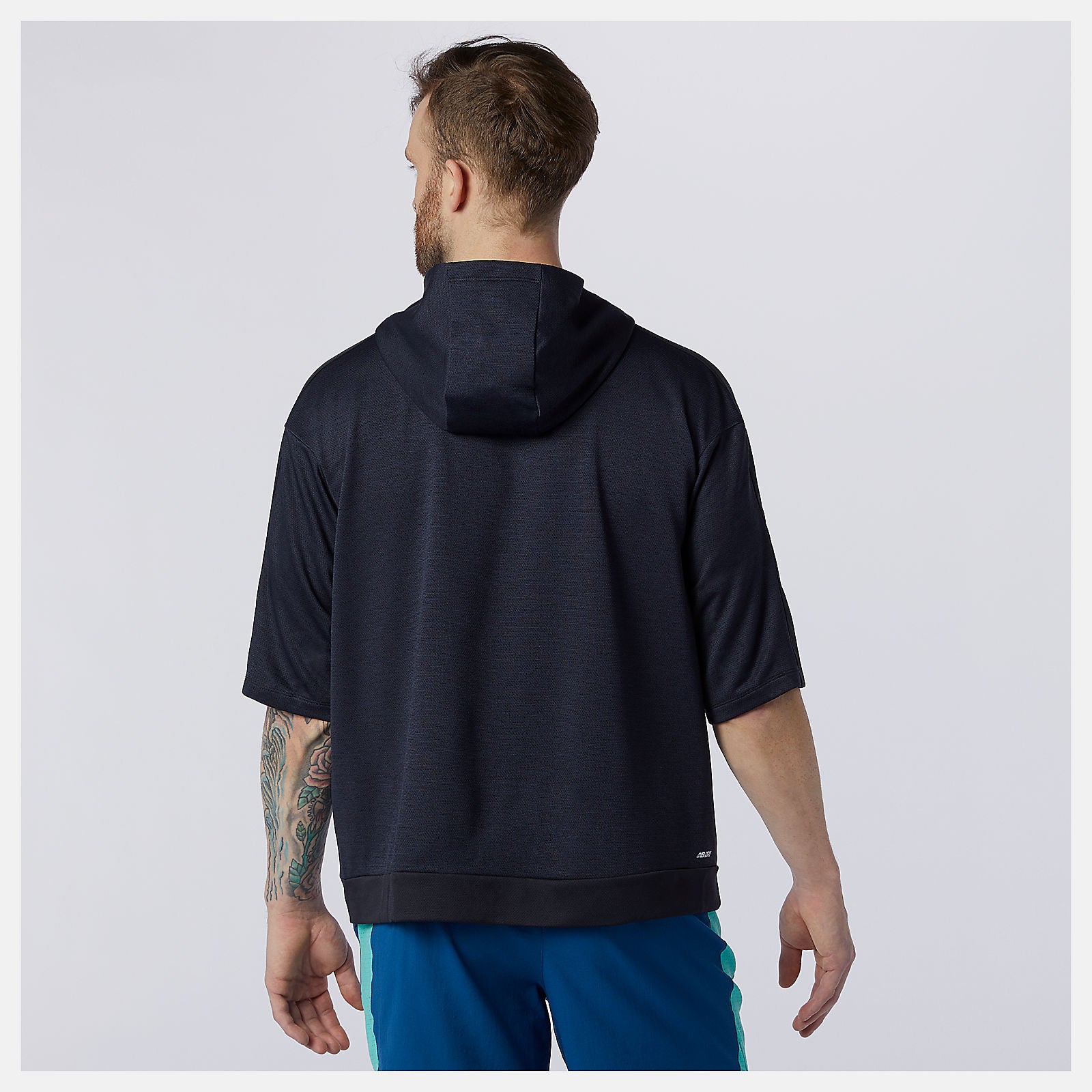 Tenacity Lightweight Knit Short Sleeve Hoodie / New Balance Men