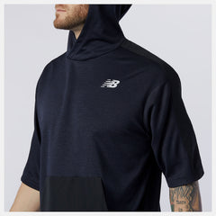 Tenacity Lightweight Knit Short Sleeve Hoodie / New Balance Men