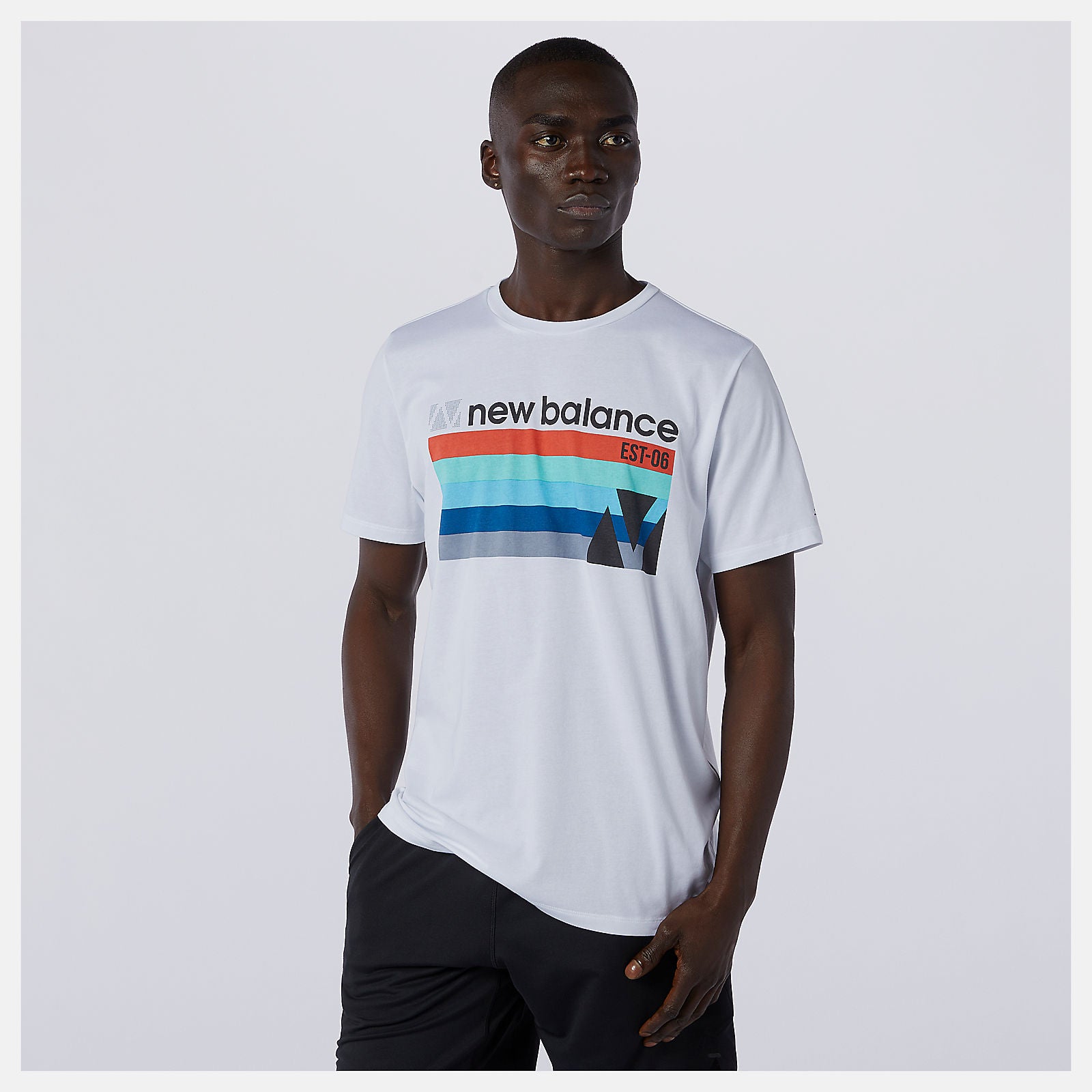 Graphic Heathertech Tee / New Balance Men