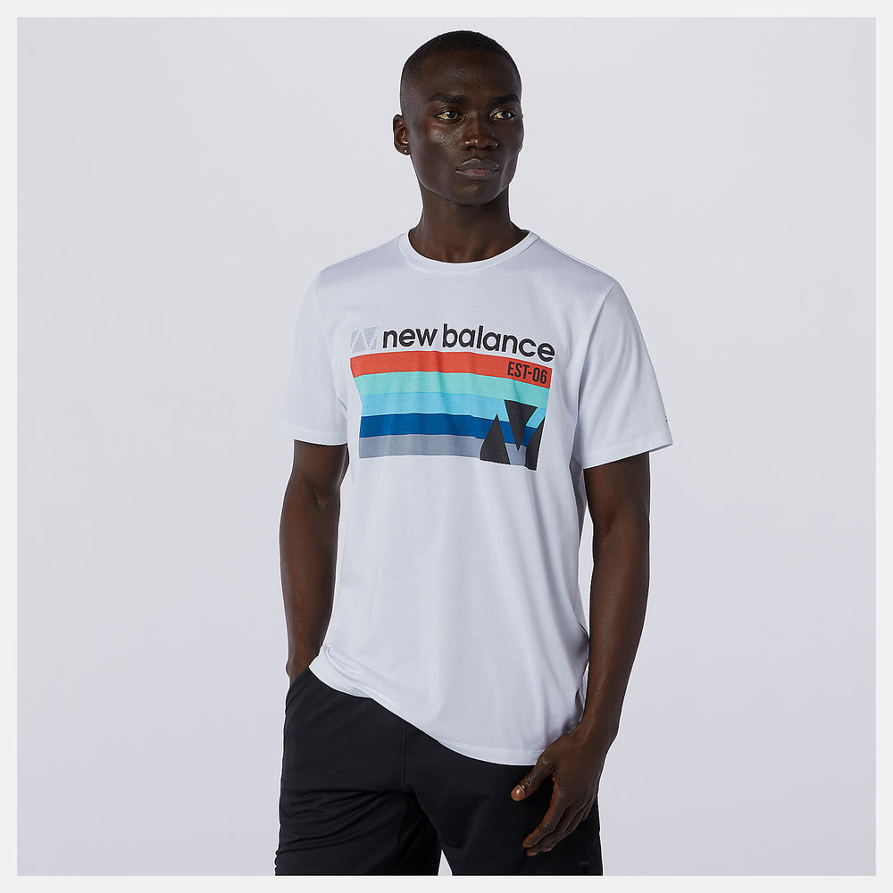 Graphic Heathertech Tee / New Balance Men