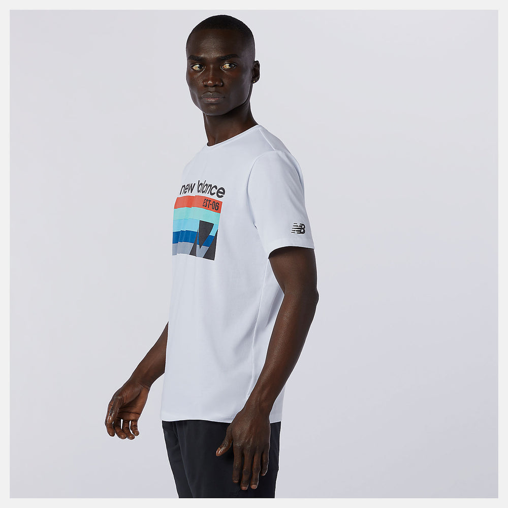 Graphic Heathertech Tee / New Balance Men