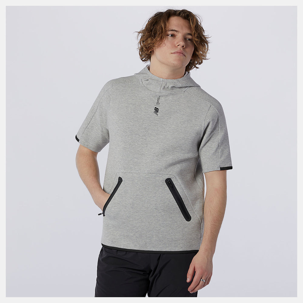 Fortitech Fleece Short Sleeve Hoodie / New Balance Men