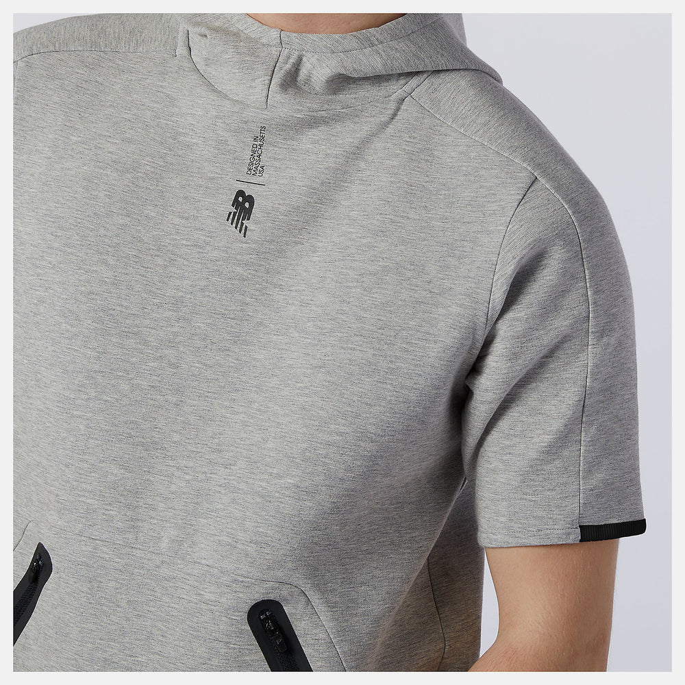Fortitech Fleece Short Sleeve Hoodie / New Balance Men