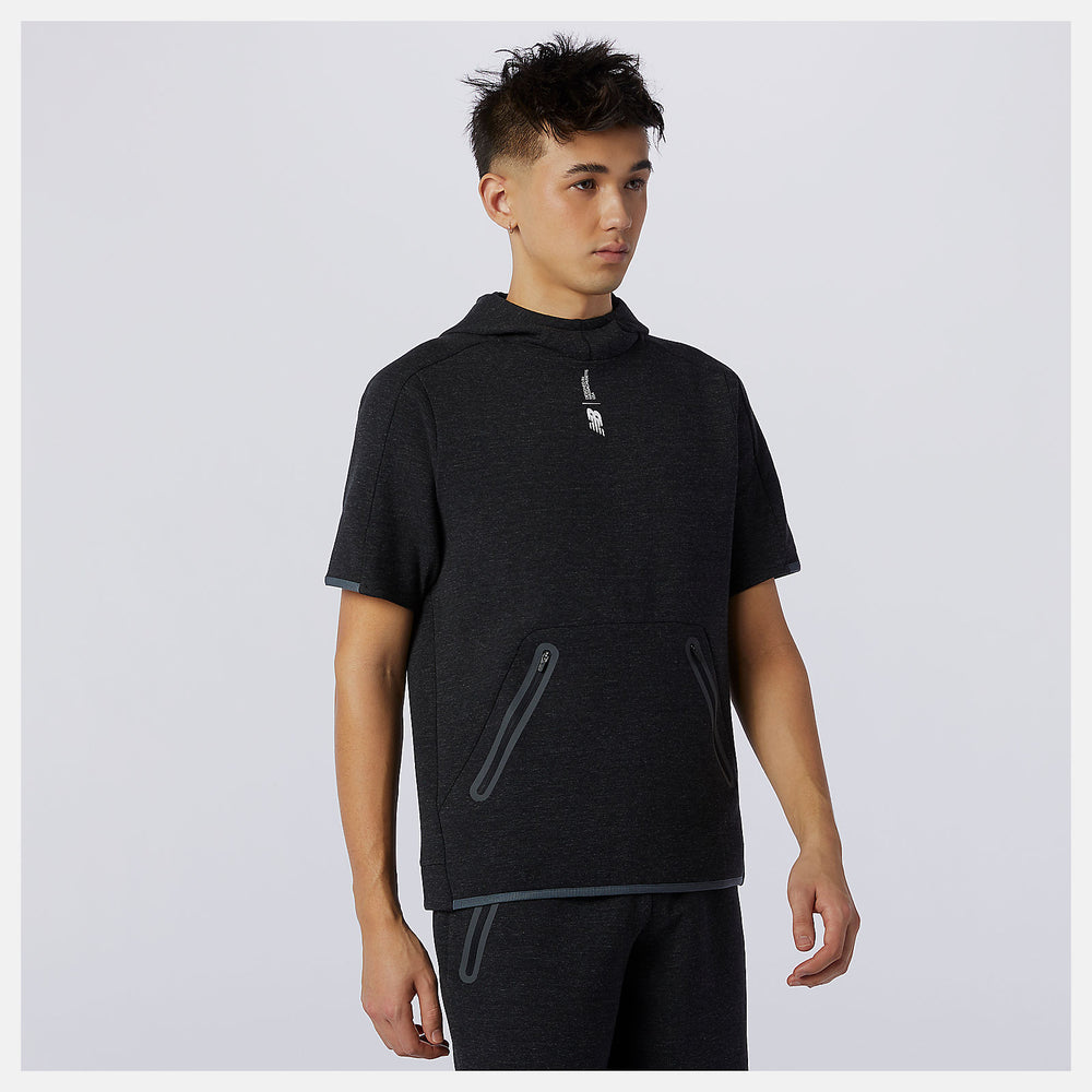 Fortitech Fleece Short Sleeve Hoodie / New Balance Men