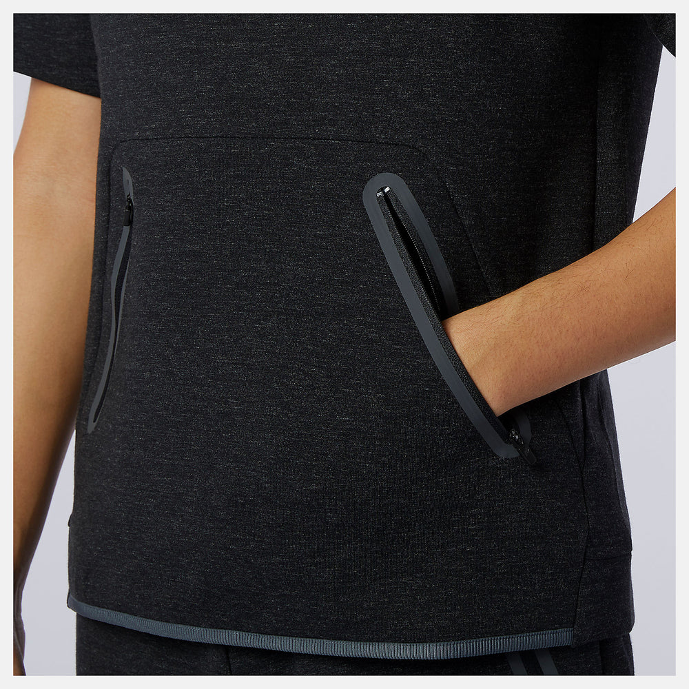 Fortitech Fleece Short Sleeve Hoodie / New Balance Men