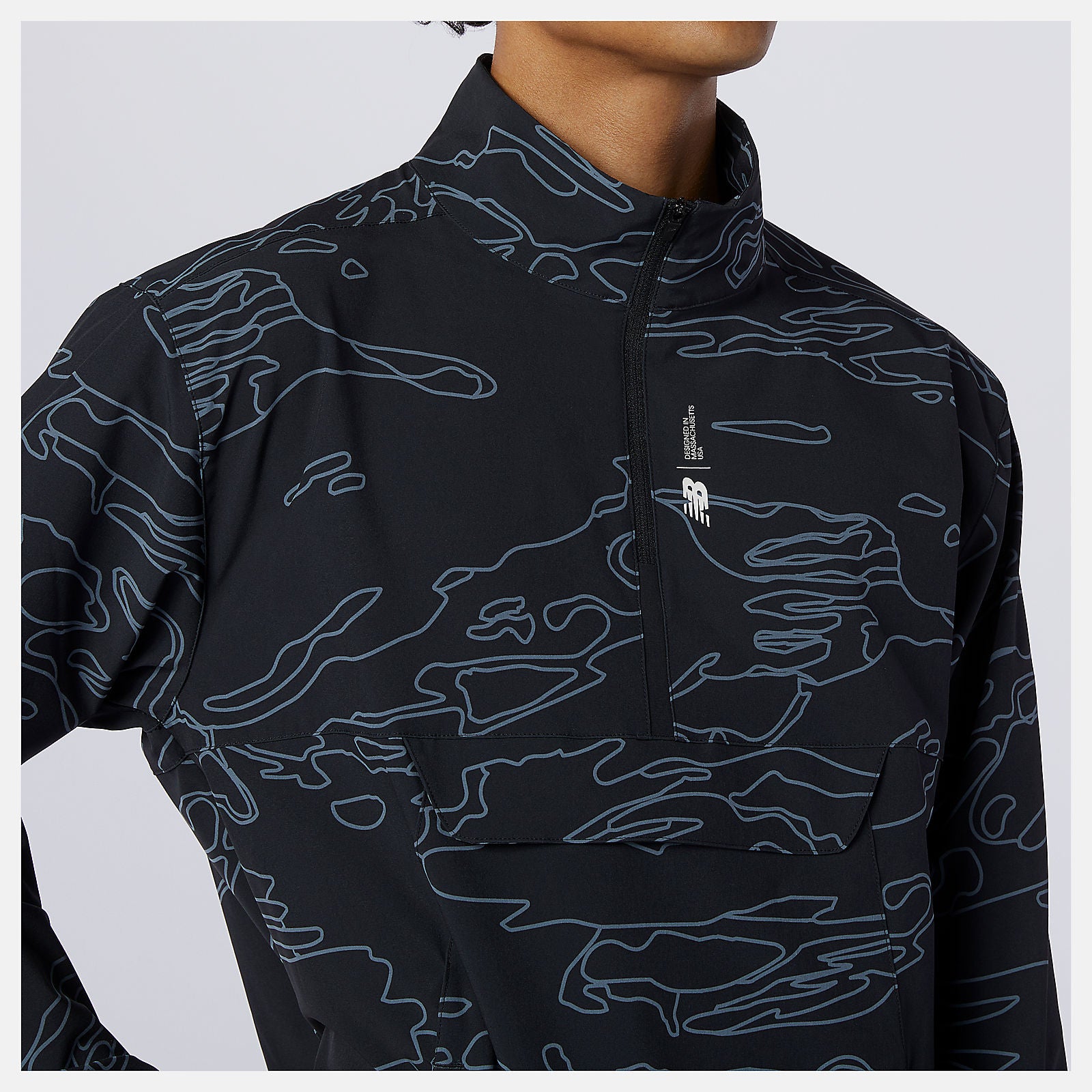 Fortitech Printed Woven Pullover / New Balance Men