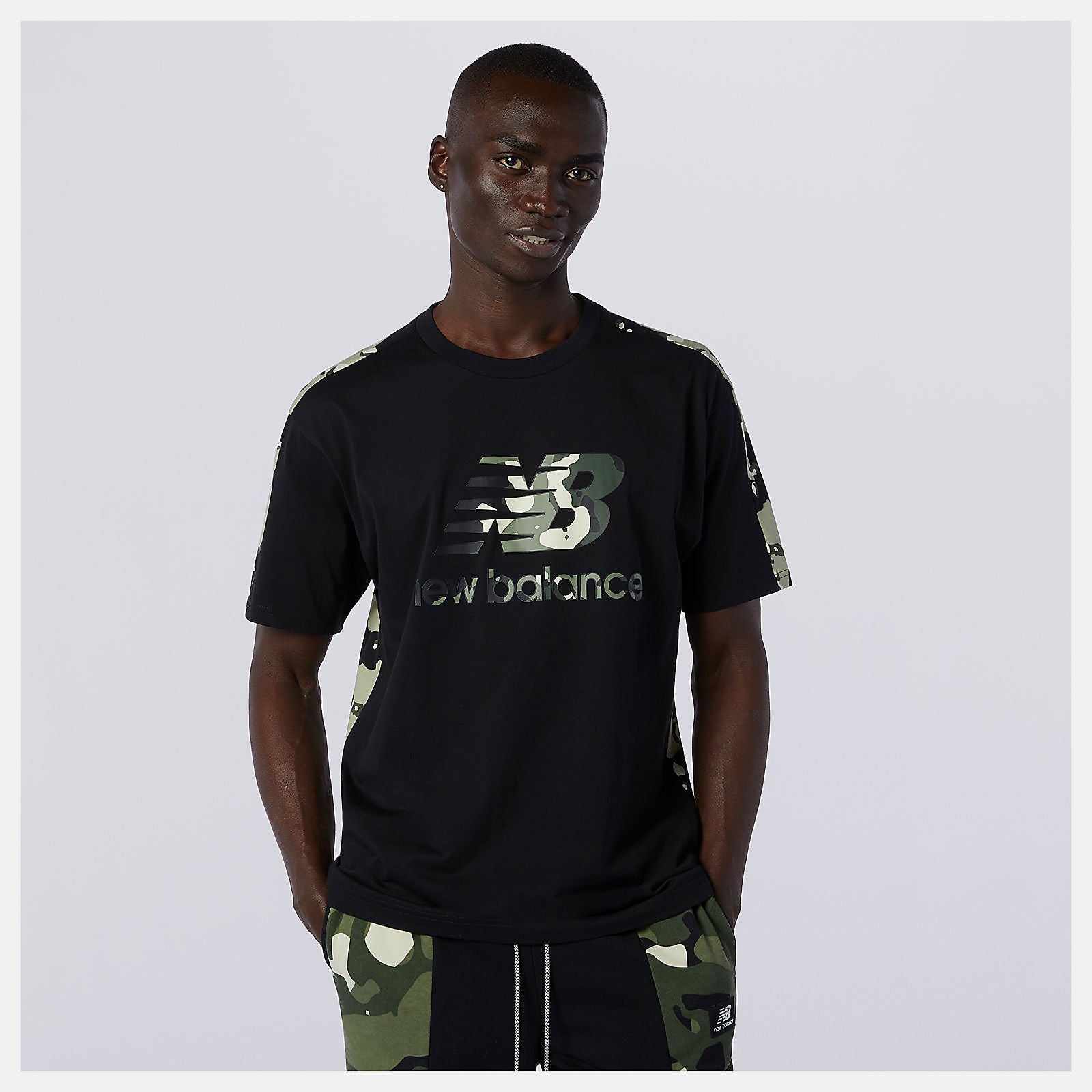 NB Essential Camo Tee / New Balance Men