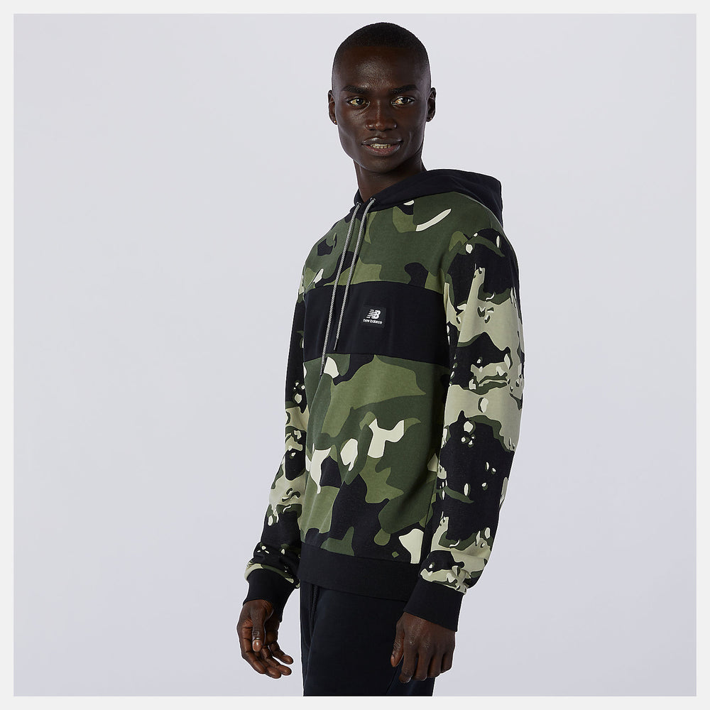NB Essentials Fleece Camo Hoodie / New Balance Men