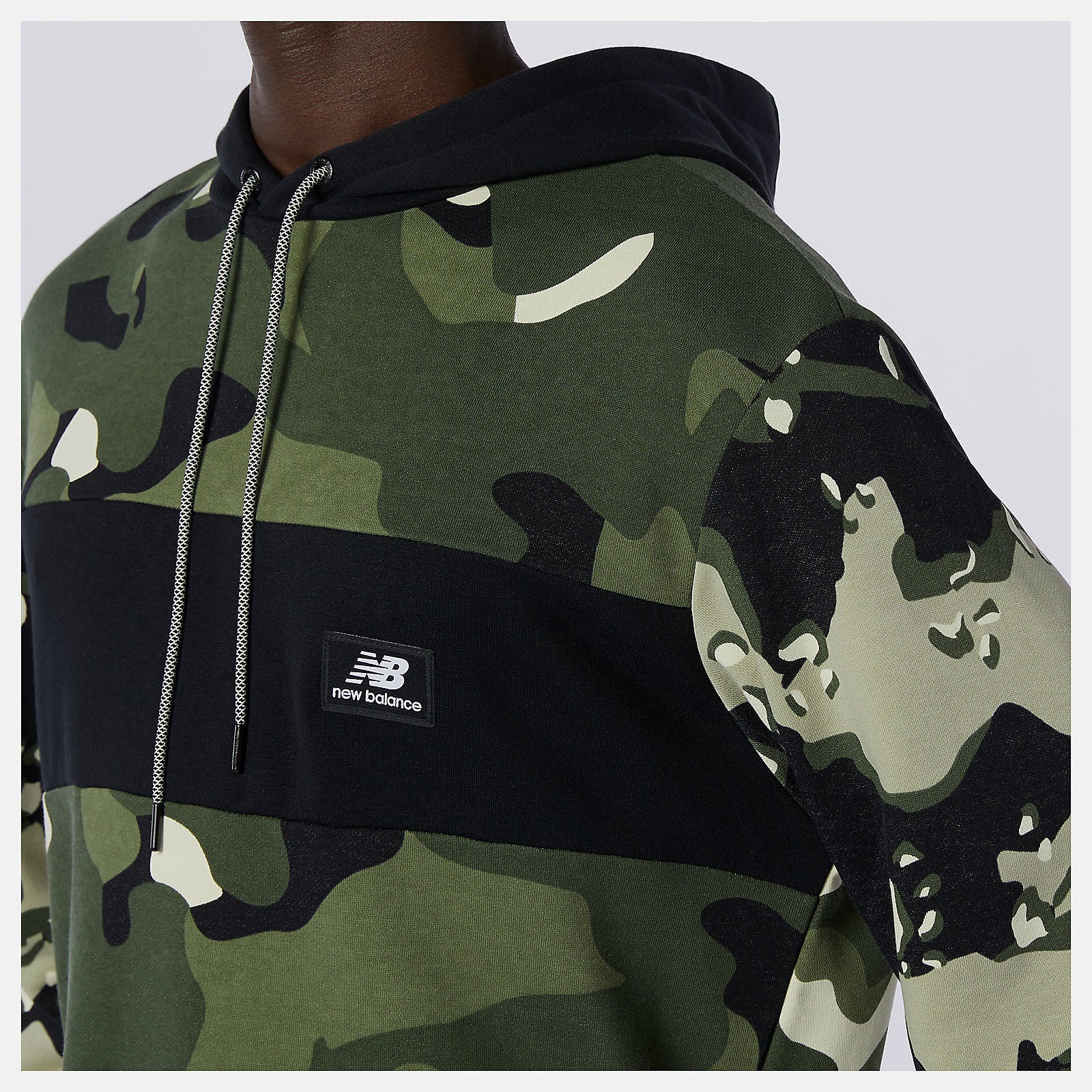 NB Essentials Fleece Camo Hoodie / New Balance Men