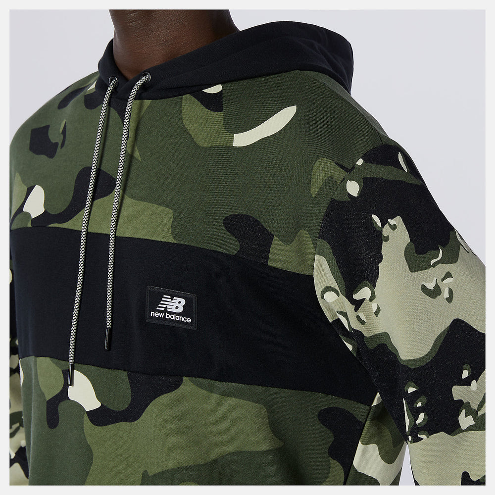 NB Essentials Fleece Camo Hoodie / New Balance Men