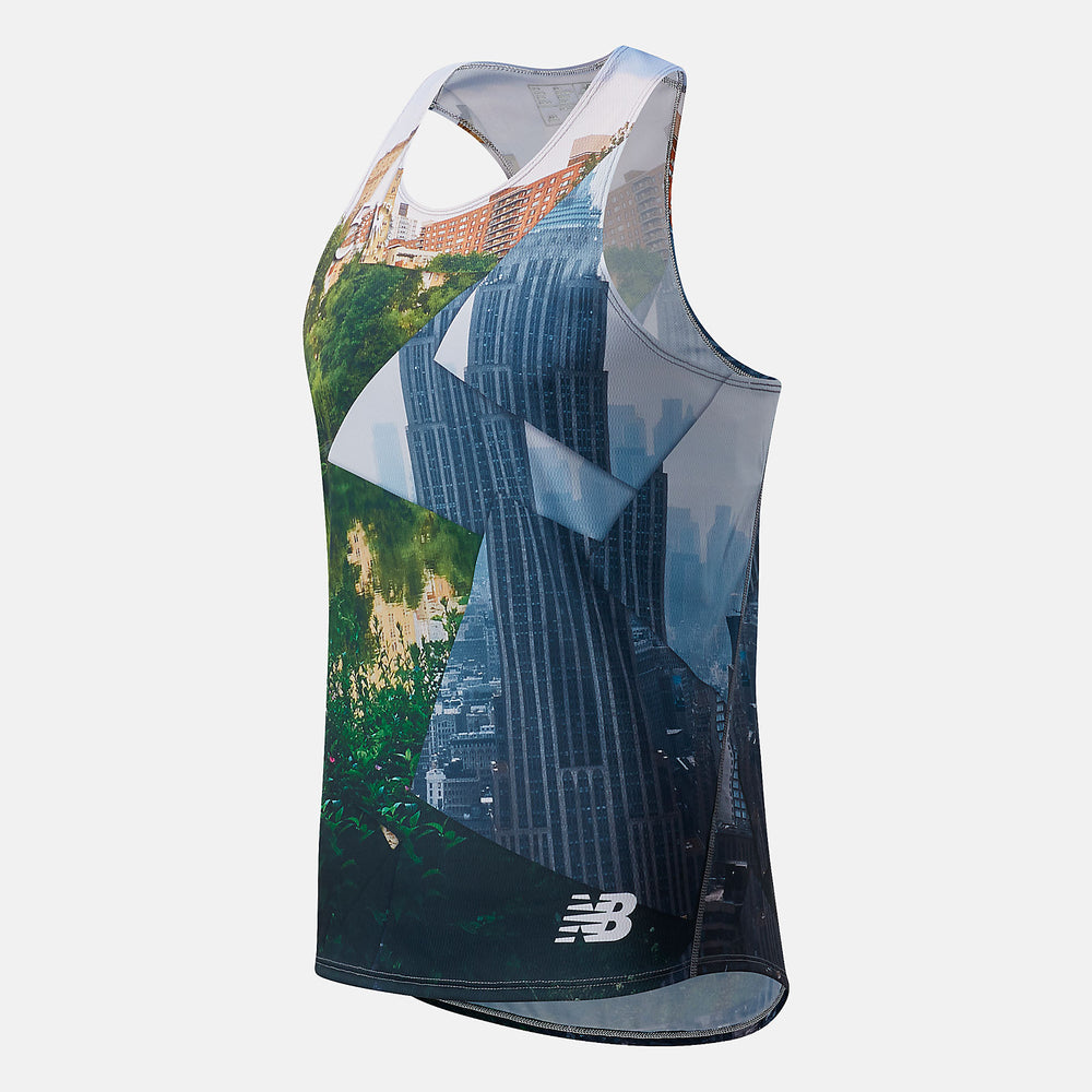 TCS New York City Marathon Printed Singlet / New Balance Men