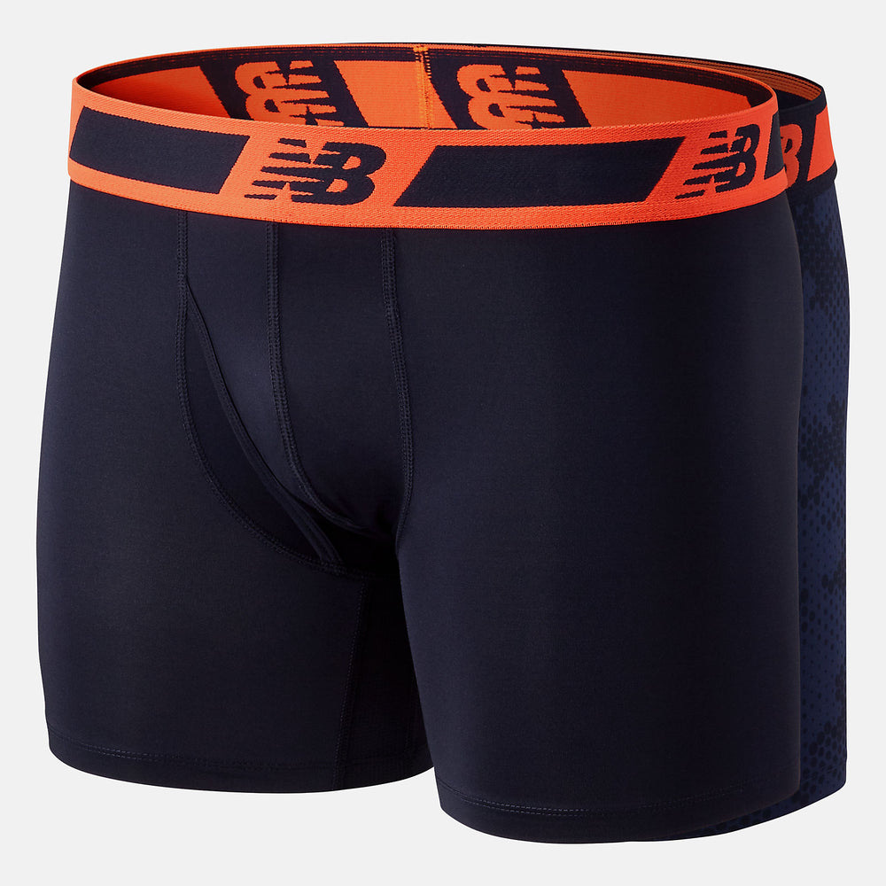 NB Dry 6 Inch Boxer Brief 2 Pack / New Balance Men