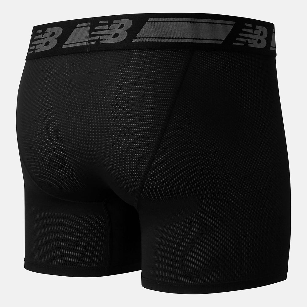 Men Mesh 6 Inch Boxer Brief 2 Pack / New Balance Men