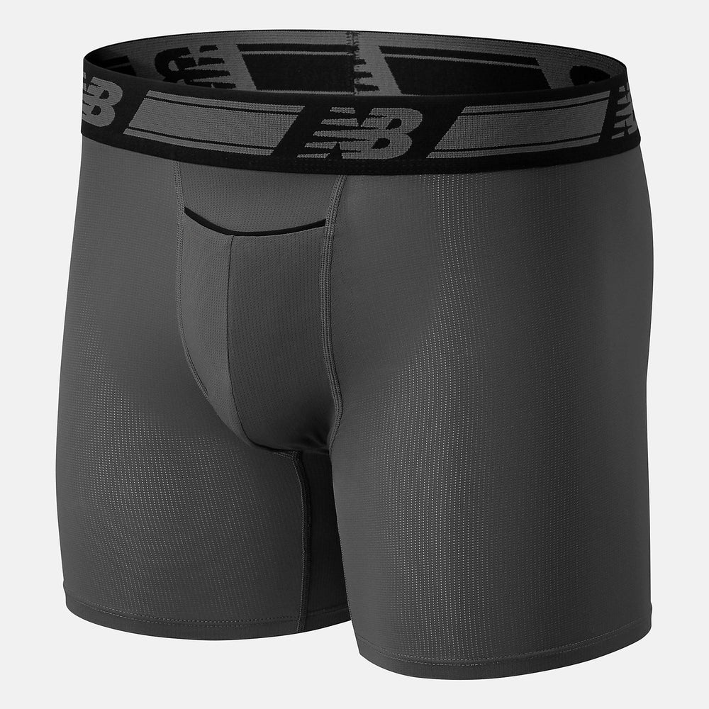 Men Mesh 6 Inch Boxer Brief 2 Pack / New Balance Men