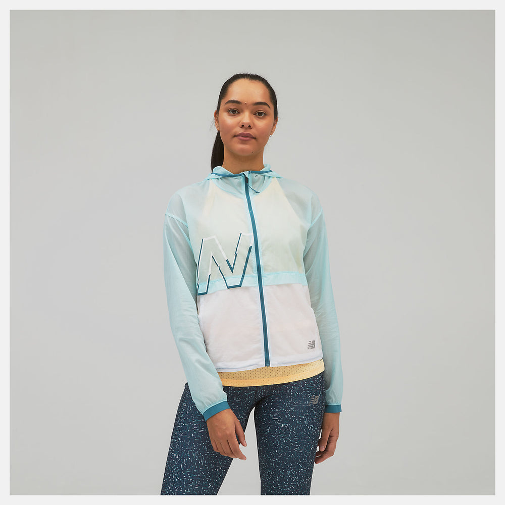 Printed Impact Run Light Pack Jacket / New Balance Women