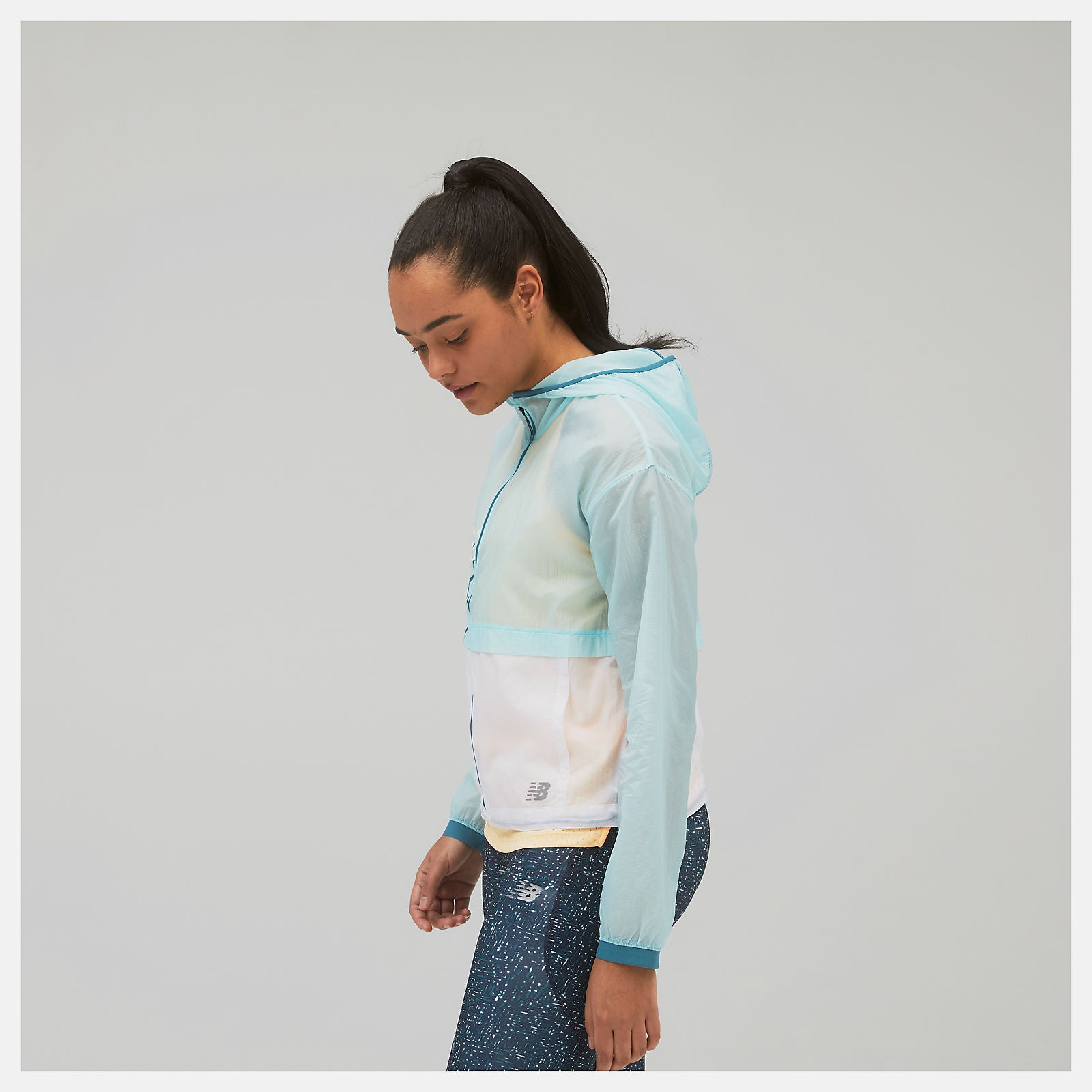 Printed Impact Run Light Pack Jacket / New Balance Women