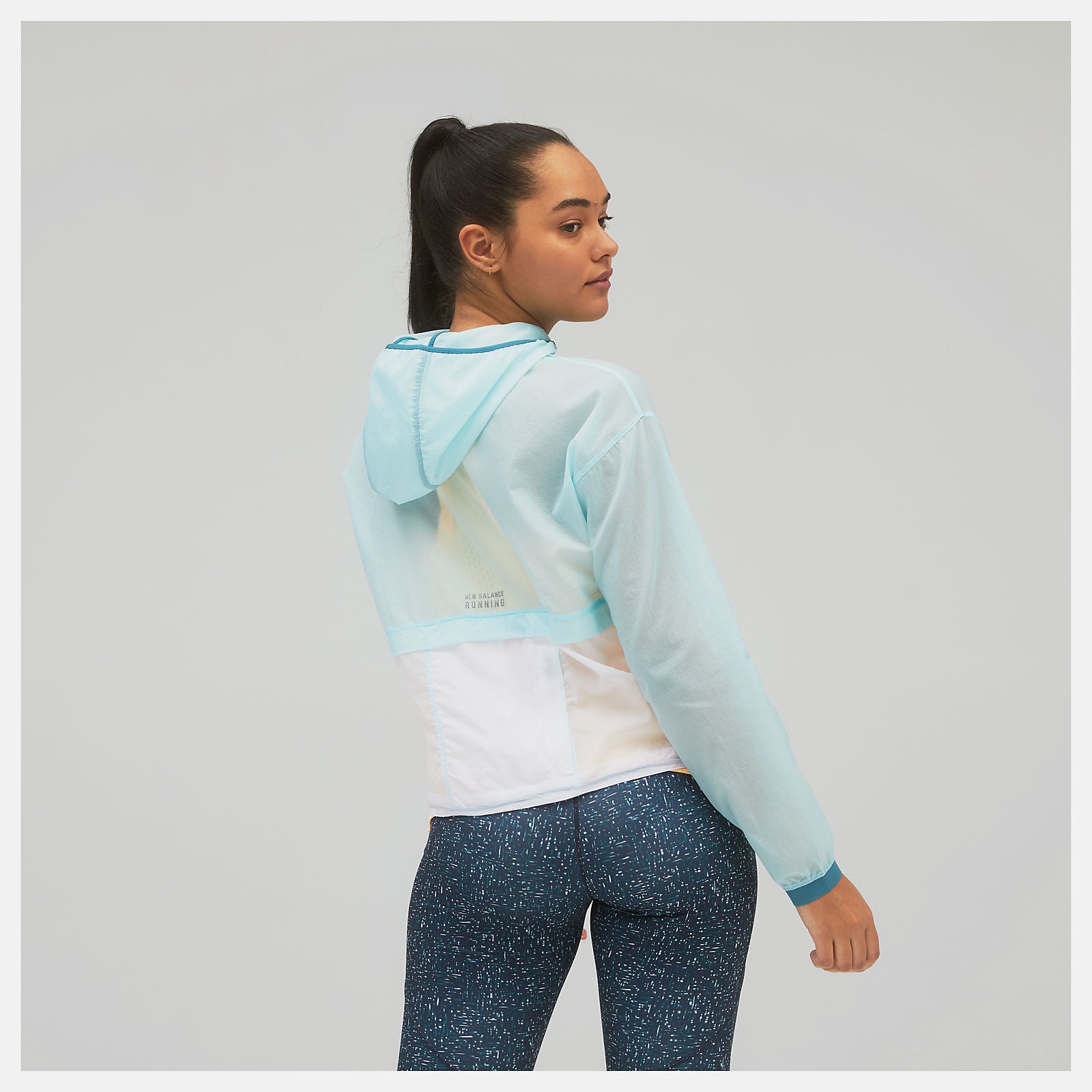 Printed Impact Run Light Pack Jacket / New Balance Women