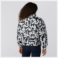 Determination Packable Printed Quilted Jacket / New Balance Women