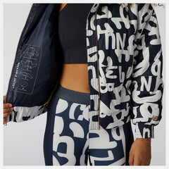Determination Packable Printed Quilted Jacket / New Balance Women