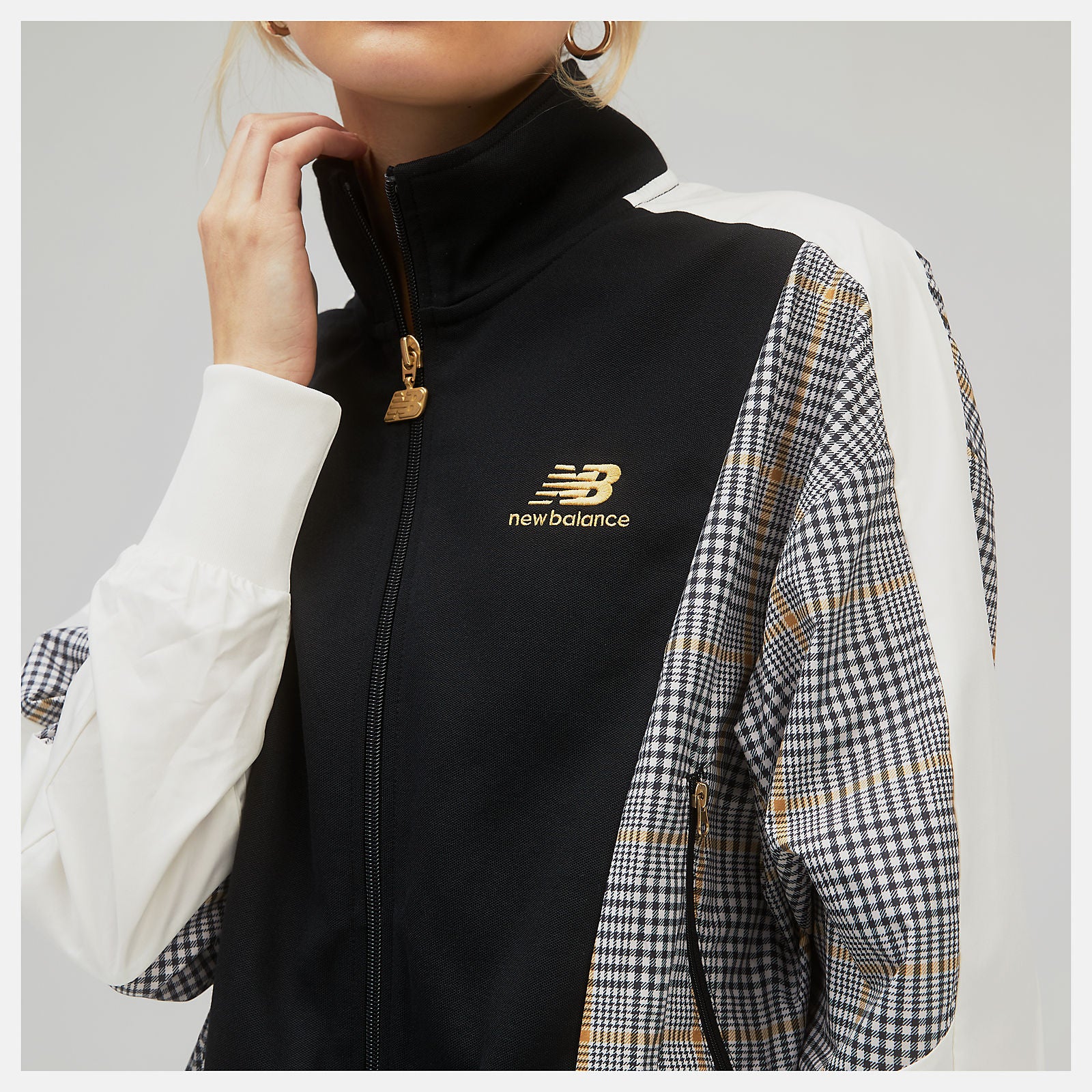 NB Athletics Higher Learning Stripe Track Jacket / New Balance Women
