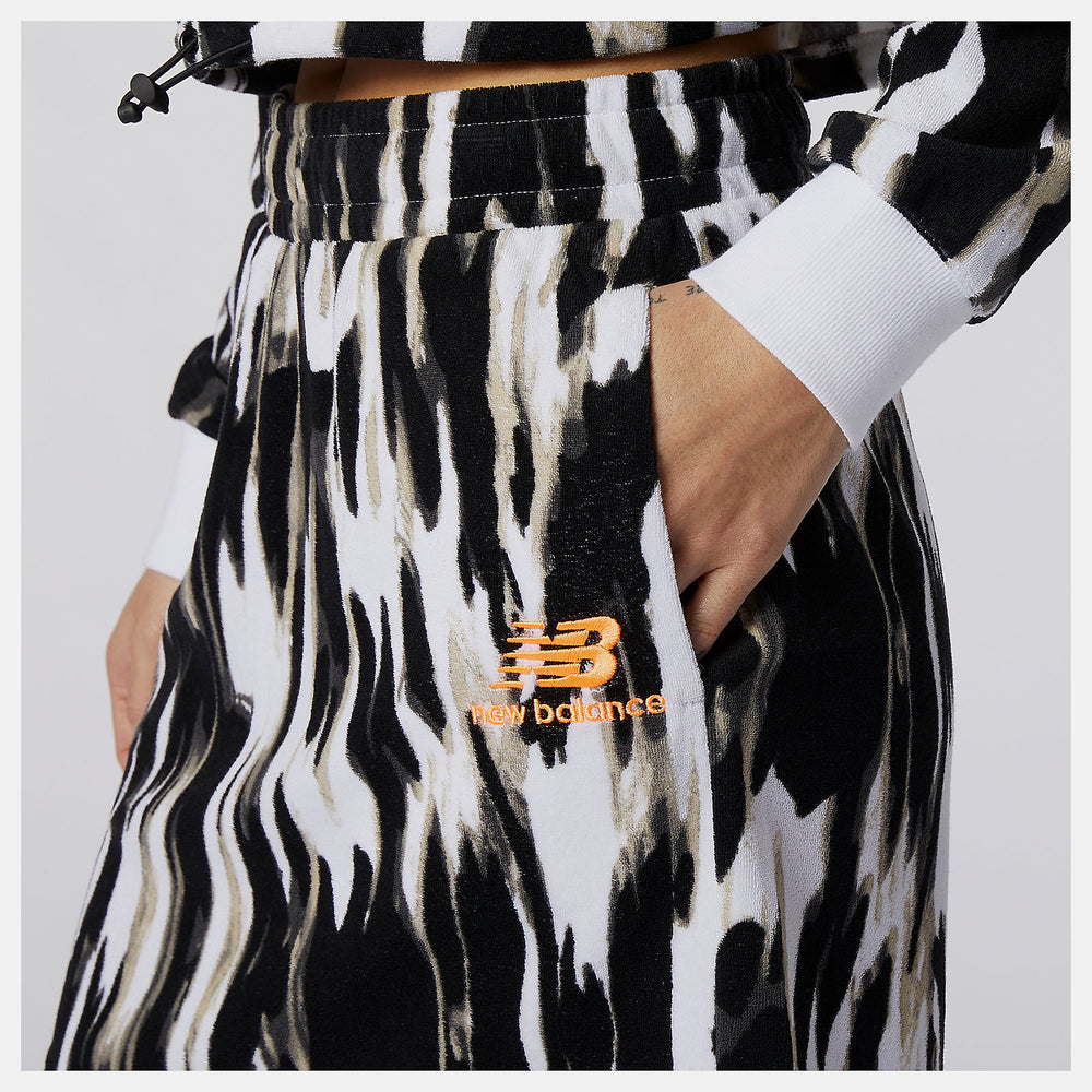 NB Athletics Collide Printed Terry Skirt / New Balance Women