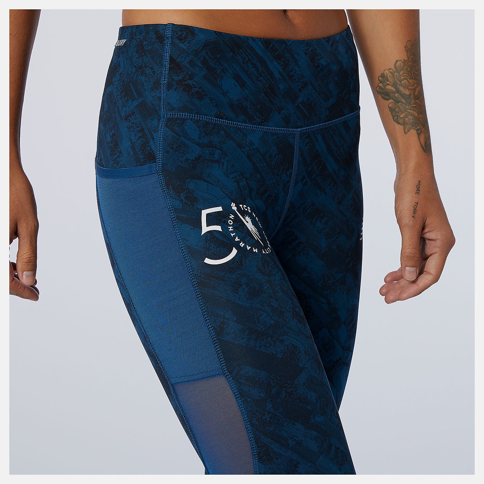 NYC Marathon Printed Impact Run Tight / New Balance Women