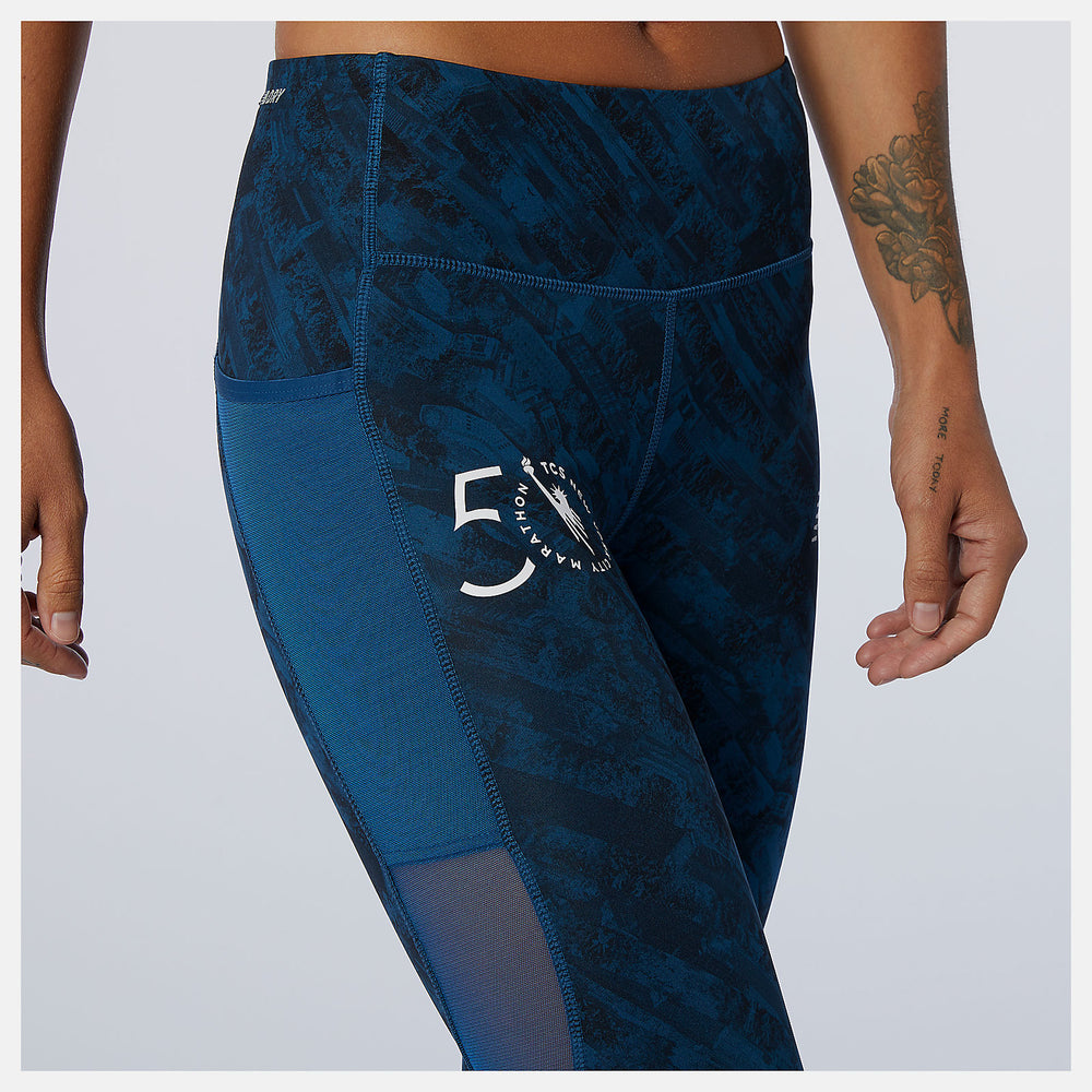NYC Marathon Printed Impact Run Tight / New Balance Women