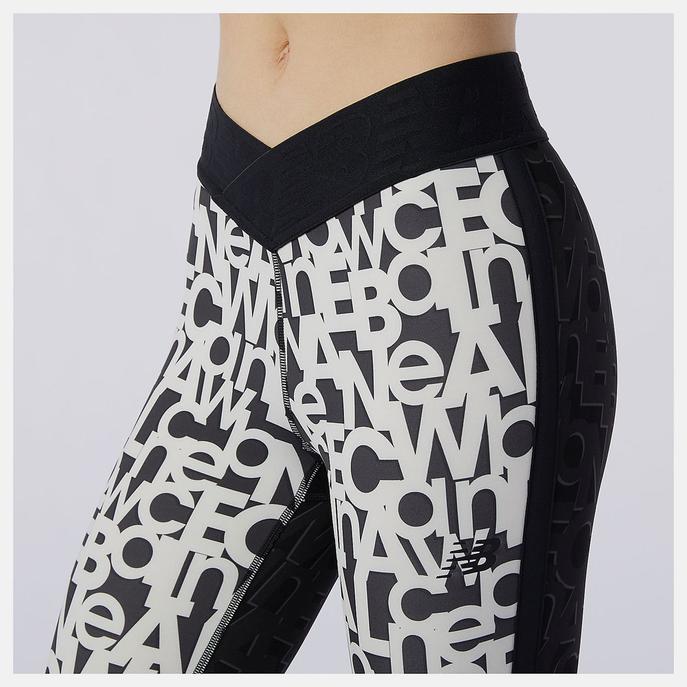 Relentless Printed High Rise 7/8 Tight / New Balance Women