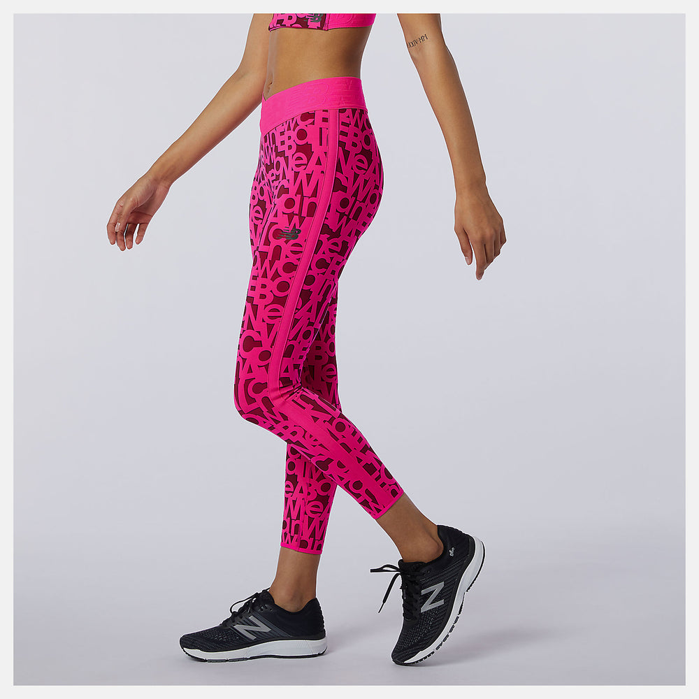Relentless Printed High Rise 7/8 Tight / New Balance Women