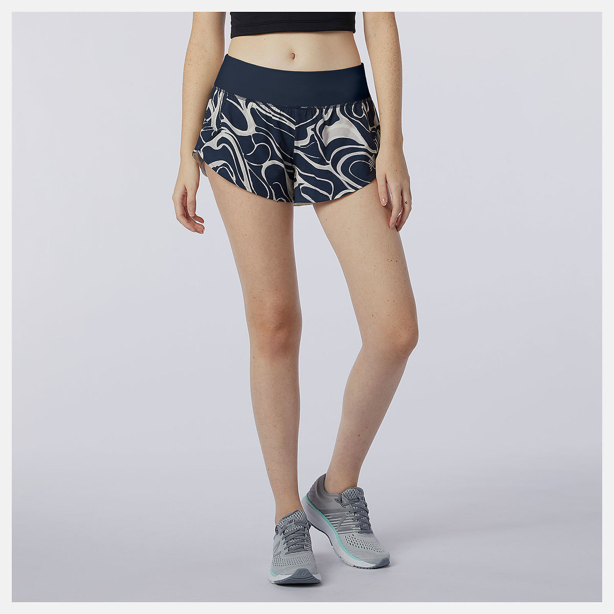Printed Impact Run Short 3 Inch / New Balance Women