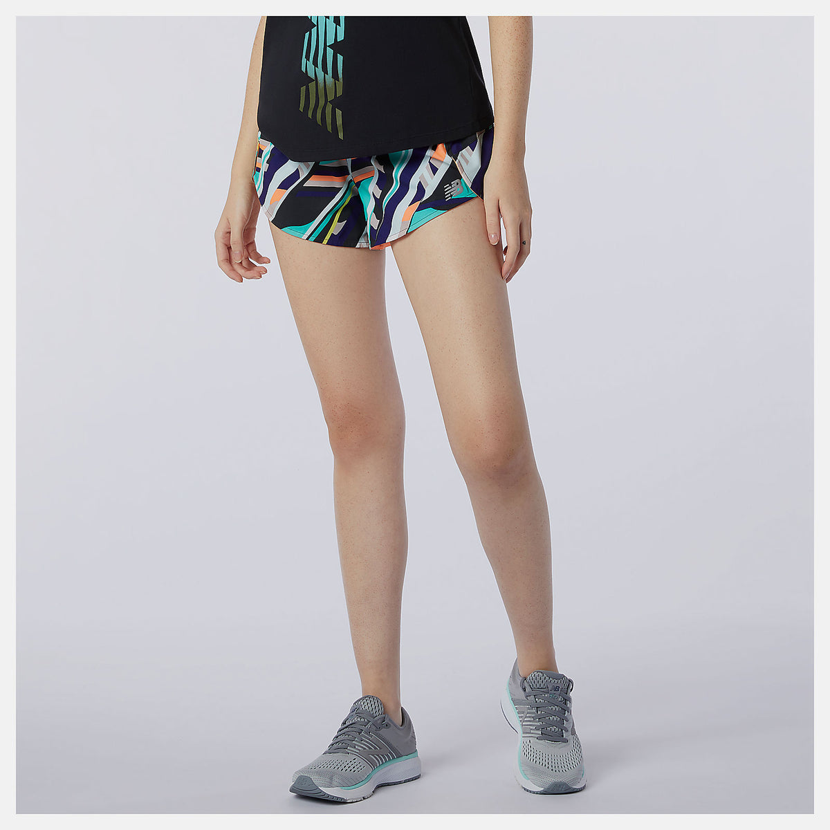 Printed Impact Run Short 3 Inch / New Balance Women