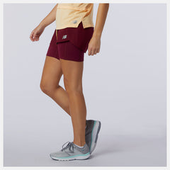 Printed Impact Run 2 In 1 Short / New Balance Women