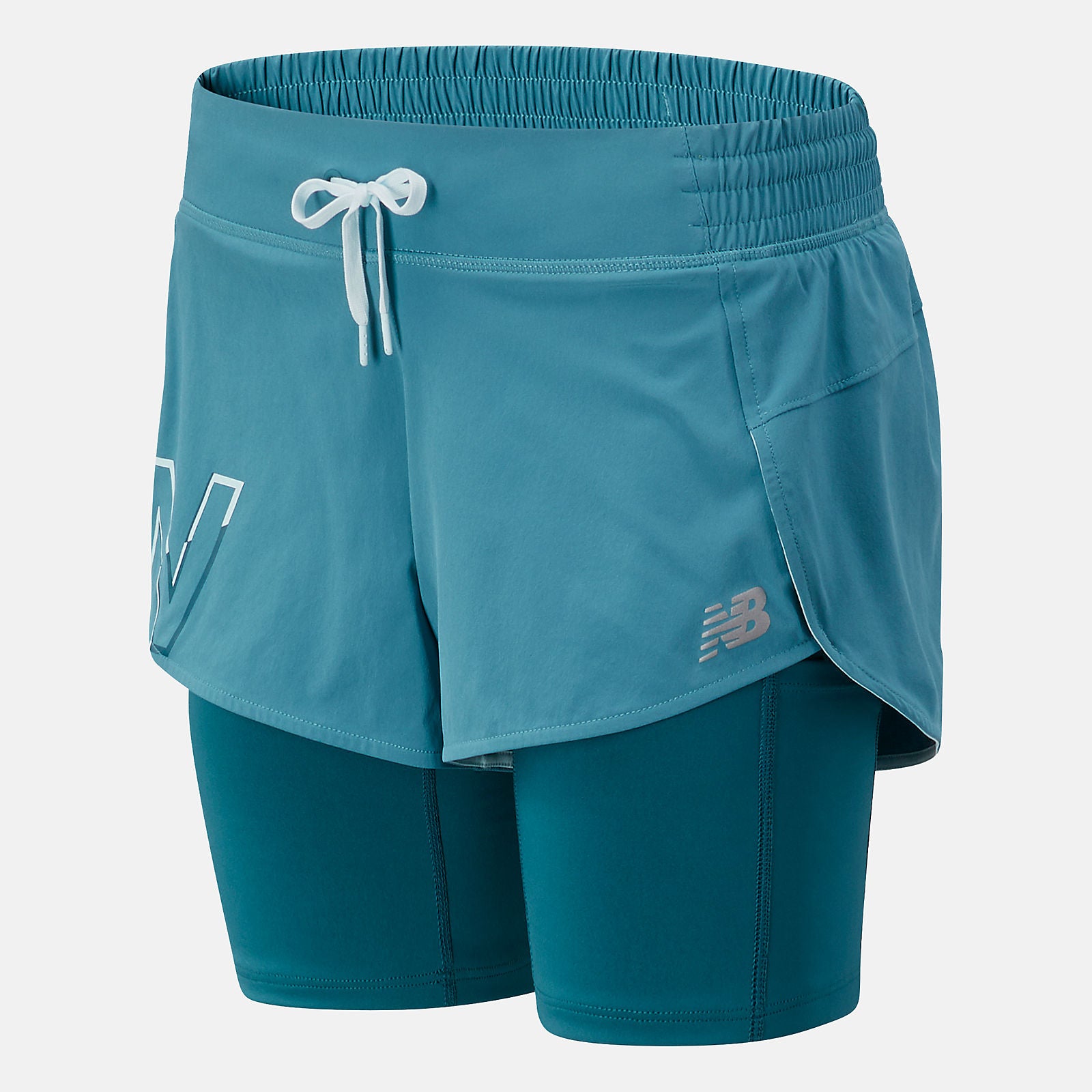 Printed Impact Run 2 In 1 Short / New Balance Women