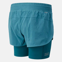 Printed Impact Run 2 In 1 Short / New Balance Women