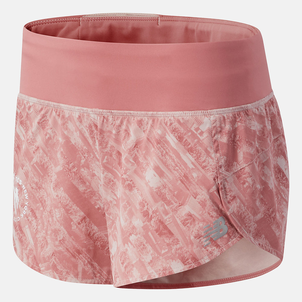 NYC Marathon Printed Impact Run Short 3 inch / New Balance Women