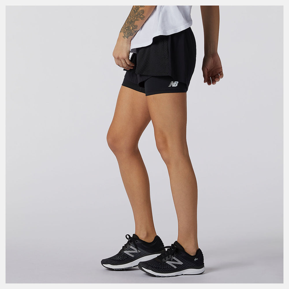 Relentless 2 In 1 Short / New Balance Women