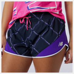 Printed Fast Flight Split Short / New Balance Women
