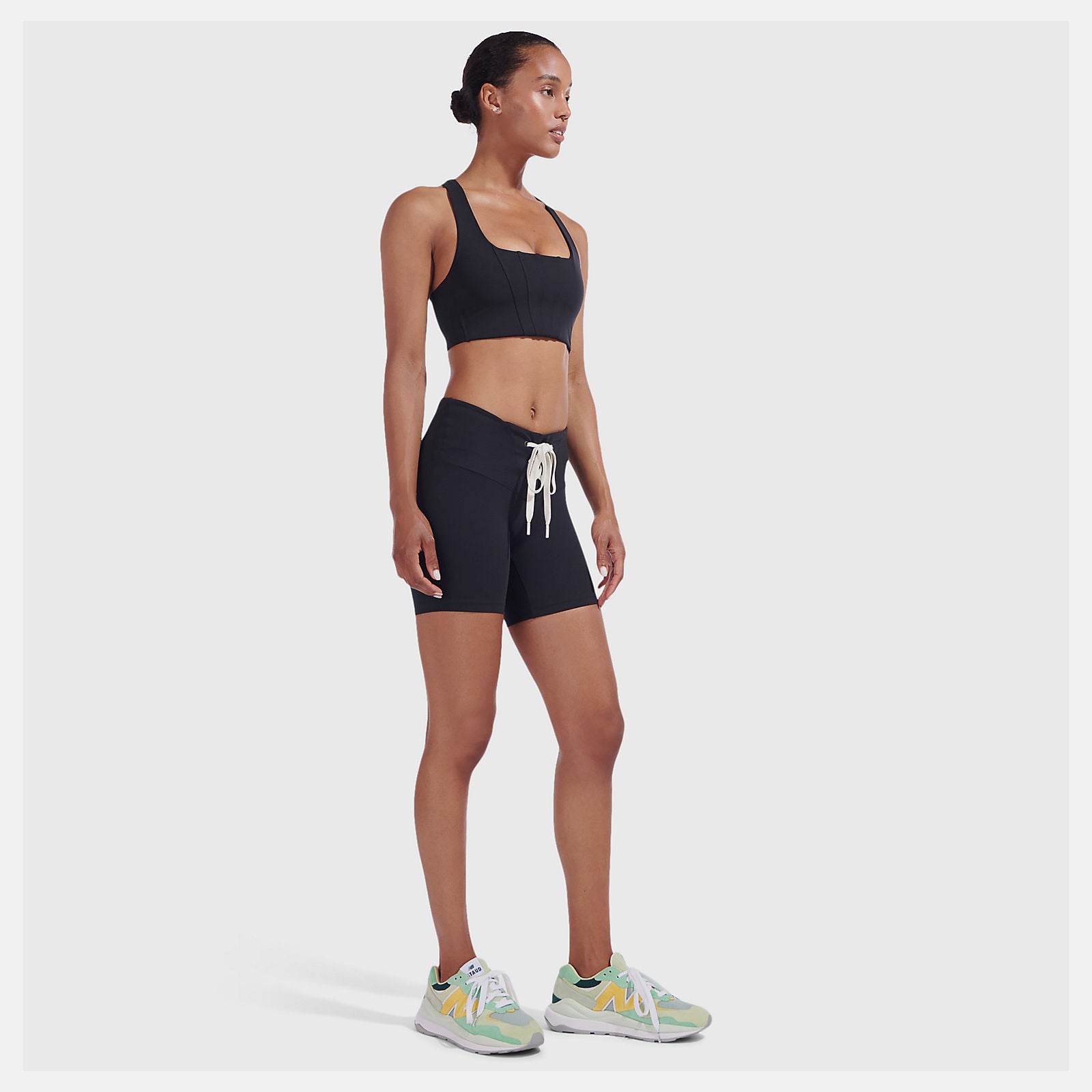Staud Lace Up Fitted Short / New Balance Women