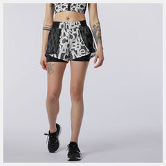 Relentless 2 In 1 Short Printed / New Balance Women