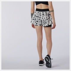 Relentless 2 In 1 Short Printed / New Balance Women