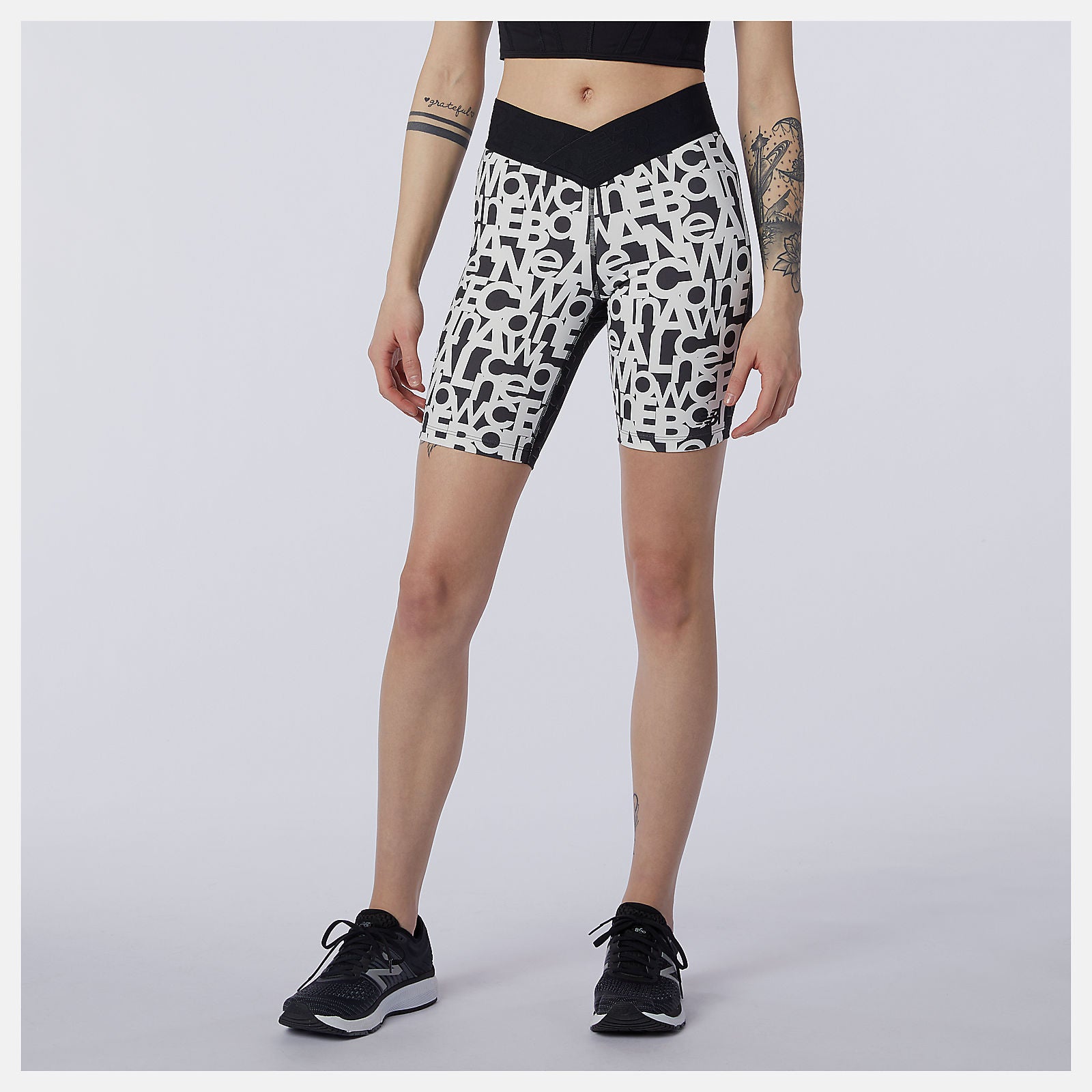 Relentless Printed Fitted Short / New Balance Women