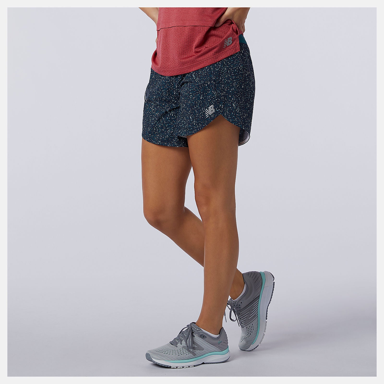 Printed Impact Run 5 inch Short / New Balance Women