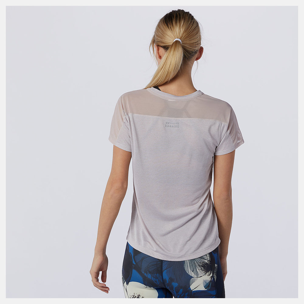 Printed Impact Run Short Sleeve / New Balance Women