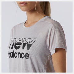 Printed Impact Run Short Sleeve / New Balance Women
