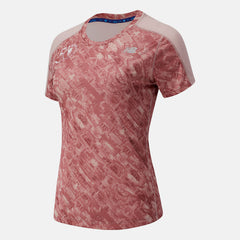 NYC Marathon Printed Impact Run Short Sleeve / New Balance Women