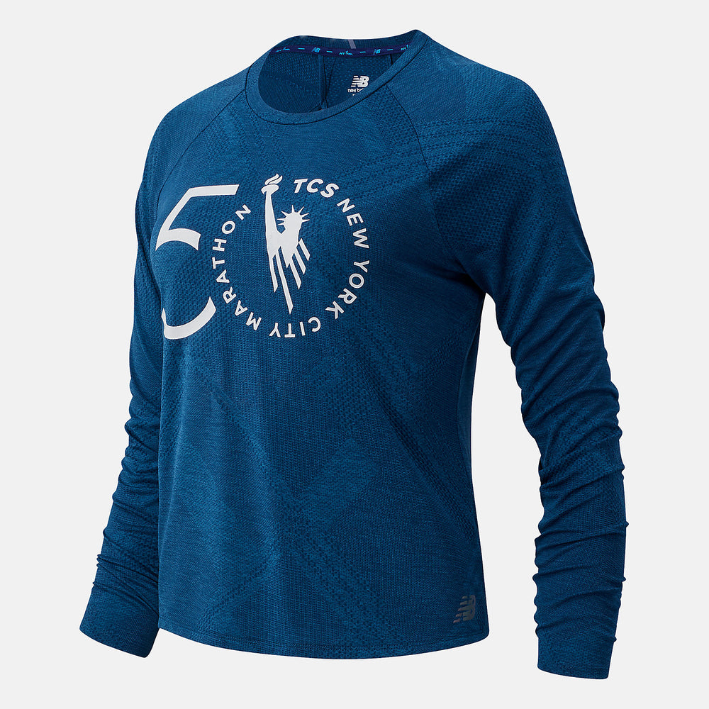 NYC Marathon Q Speed Fuel Jacquard Long Sleeve / New Balance Women