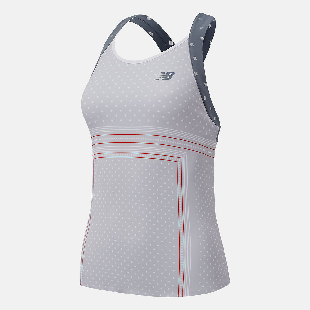 Printed Tournament Tank / New Balance Women