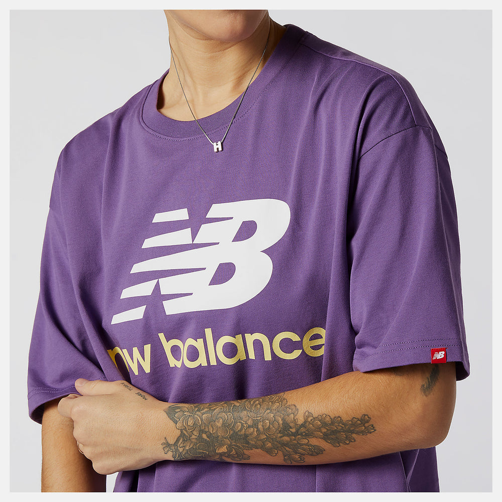 NB Essentials Stacked Logo Tee / New Balance Women
